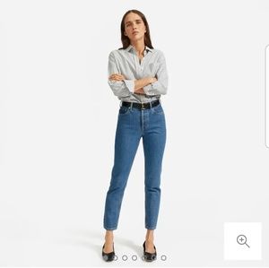 Everlane cotton button down top